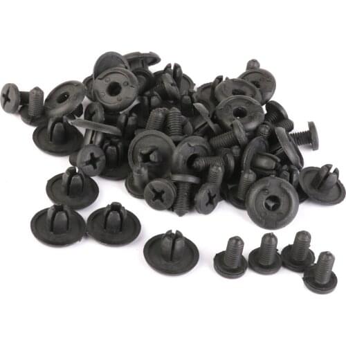 30Pcs Bumper Nylon Clips Retainer Fastener For Mazda 91512-SM4-003