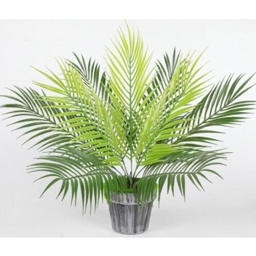 Large Artificial Plants Green Cycas Leaves Garden Home decor 1 Bouquet Autumn Decoration Artificial Grass Plant