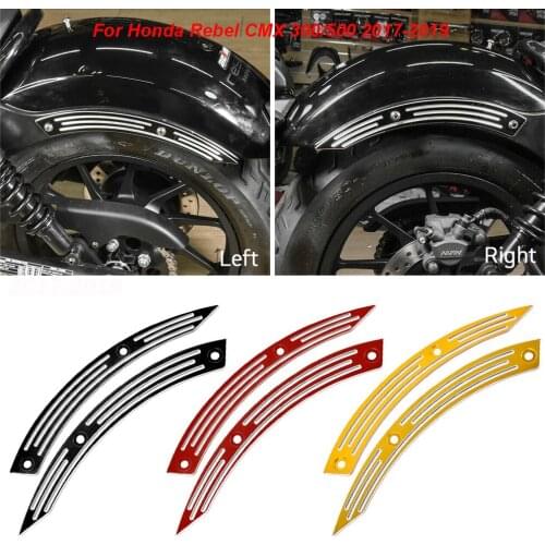 CNC Aluminum Motorcycle Rear Mudguard Passenger Side Cover for Honda Rebel CMX 500 300 CMX300 CMX 500 2017 2018 2019