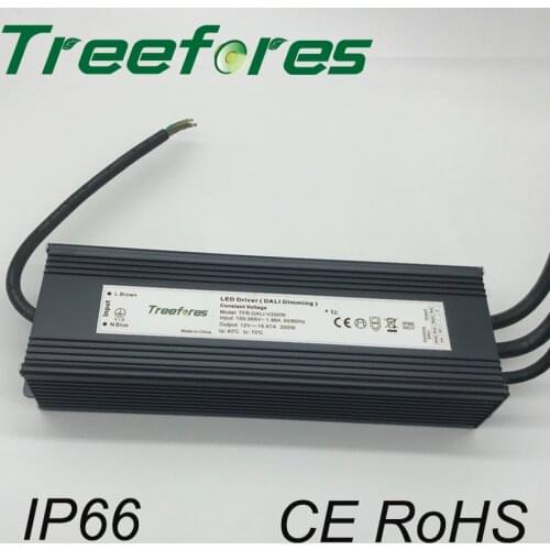 DALI Dimmable 60W 80W 100W 120W 150W 200W 300W 360W DC 12V 24V Transformer Power Supply Dimming LED Driver Adapter