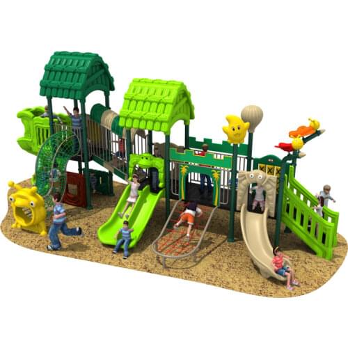 Backyard Playground school Natural outdoor playground equipment commercial big playground huge fun YLW-OUT180323