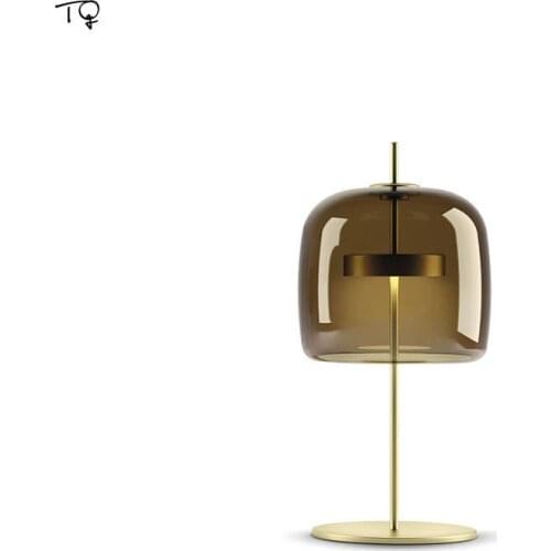 Nordic Replica Louis Arne Jacobsen Table Lamps Glass Art Decor Home Led AJ Desk Lamps Study Studio Reading Bedroom Living Room