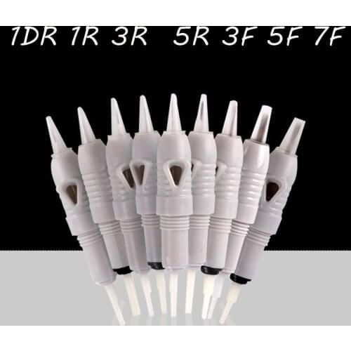 Cartridge Needles 10PCS Sterilized Permanent Makeup Cartridge Needles Screw Thread Tattoo Needle For MakeUP