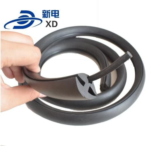 Mechanical door and window glass waterproof rubber strip