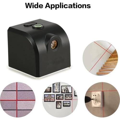 Mini Cross Red Laser Level Meter Vertical Horizontal Lasers Instrument Measuring Levels Tool