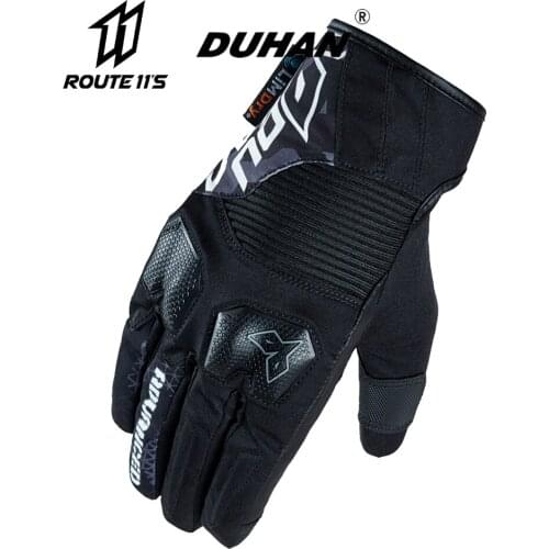 DUHAN Moto Riding Gloves Waterproof Windproof Autumn And Winter Touch Screen Gloves Mens Motorcycle Gloves Gant Moto Guantes