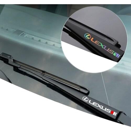 2PCS Car For LEXUS RX300 RX330 RX350 IS250 LX570 Stickers Auto Window Wiper Sport Decal Automobiles Tuning Car Accessories