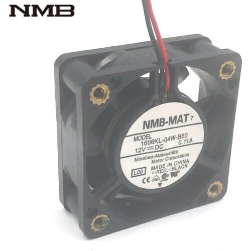 Brand New For NMB 1606KL-04W-B50 12V 0.11A 40mm 4015 40*40*15mm 6500RPM axial cooling fan