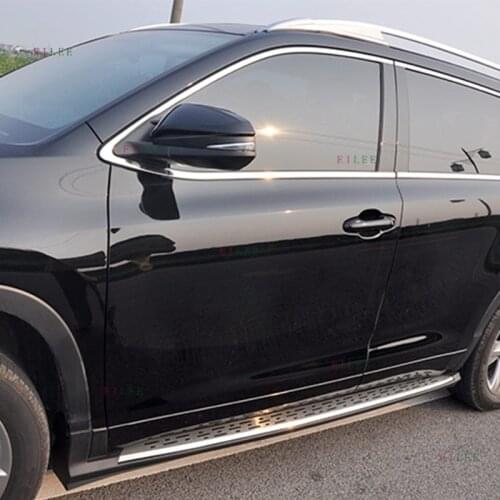 Fit for Toyota Highlander Kluger 2015 2016 New Arrival Aluminum Alloy Running Board Nerf Bar Side Step