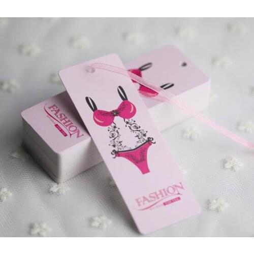 Custom women dress paper hang tag custom fashion letterpress UV spot gold silver copper rose gold foil stamping hang tags