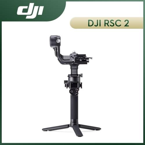 DJI RSC 2 Professional Camera 3-Axis Tripod Gimbal Stabilizer with Foldable Design 3kg Tested Payload Max 14hr Charge Battery