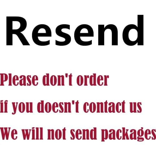 Resend/Pay extra shipping cost link-Please don't order if you doesn't contact us