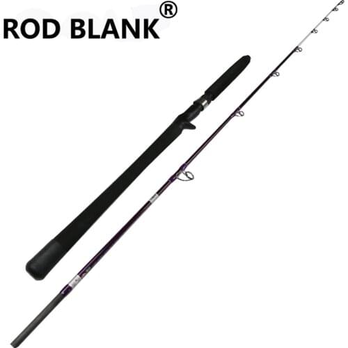 Rod Blank1.5 Sections Jigging Rod 1.65-2.4m Spinning CastingFishing Rod Boat Fishing Rod NO.16