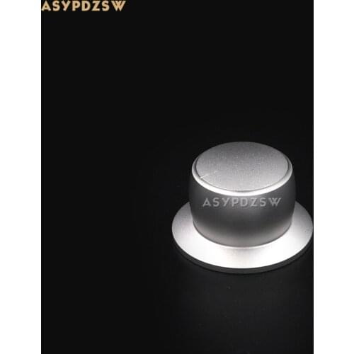 1 PCS Aluminum Hat shape Matte silver 38*28*22 Power amplifier/DAC/Preamplifier Volume potentiometer knob