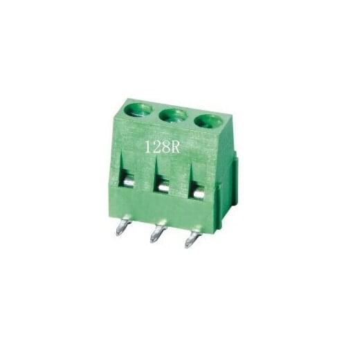 100pcs/lot KF128R 7.5mm or 7.62mm Screw PCB Terminal Blocks KF128R-7.5/7.62 2P 3P 300V 10A Terminals