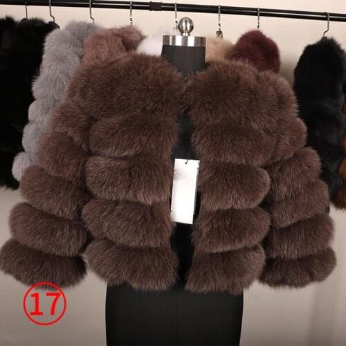 2021 Fashion Luxury Real Fox Fur Coat High Street Detachable Short Women Winter Jacket Real Fox Fur Parkas