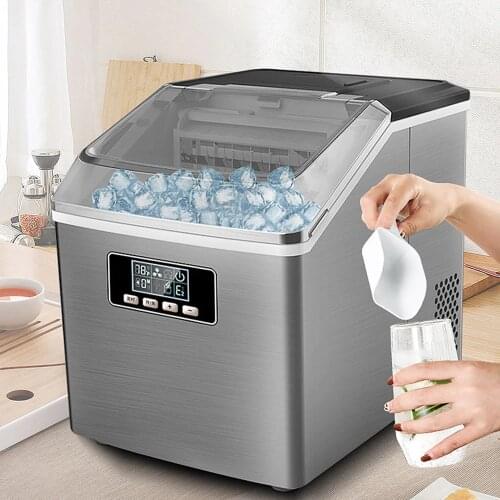 25kg Commercial Ice Maker Milk Tea Shop Ice Making Machine Small Automatic Household Cube Ice Making Machine