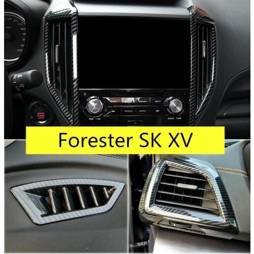 For Subaru Impreza Forester Crosstrek XV 2018 2019 2020 Dashboard Middle Air Vent Cover Trims