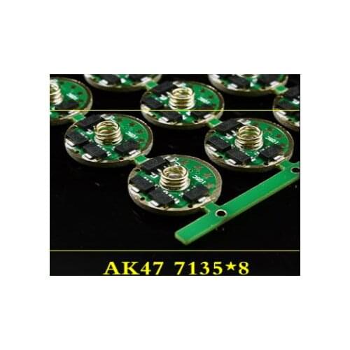 1pcs Flashlight Driver 5 modes 17MM 3-4.5V Circuit Board for Q5 R5 T6 U2 DIY parts Torch accessories 7153*8