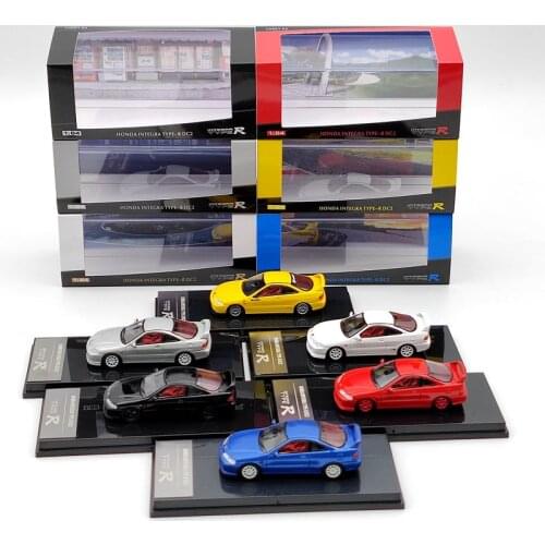 HOBBY 1:64 H~DA Integra Type-R DC2 Diecast Model Car Toys Collection Gifts 6 Colors