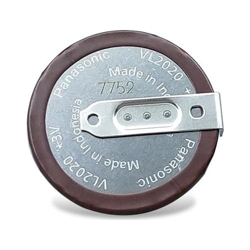 Panasonic VL2020 3V 20mAh Car Key Fobs With Legs 90 degrees Rechargeable lithium button cell battery for BMW Car Key Fobs