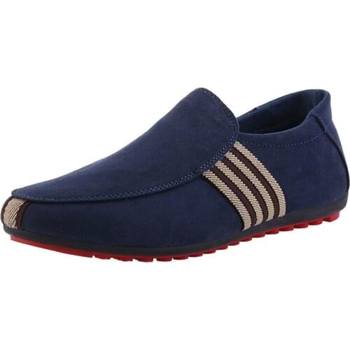 Men Loafers Slip on Men Shoes Casual Shoes Light Canvas Youth Shoes Men Breathable Fashion Flat Footwear