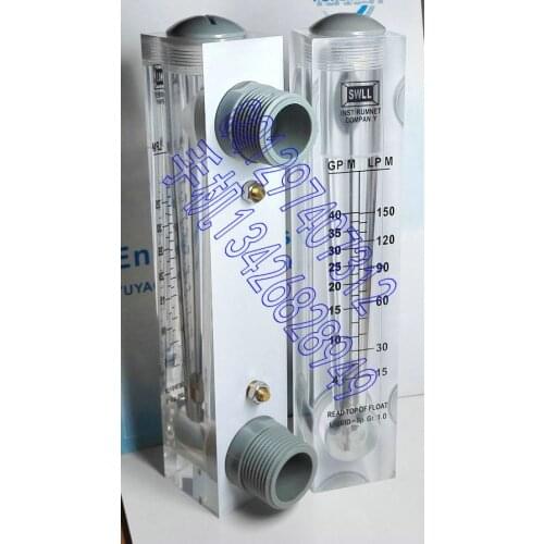 LZM-25 panel liquid flowmeter 4-40GPM 15-150LPM water meter direct selling price