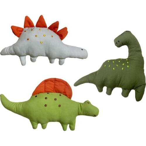Soft Dinosaur Plush PP Cotton Animal Toy Pillow Baby Kids Birthday Gift