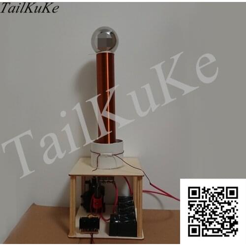 Spark Gap Tesla Coil Kit DIY Technology to Manufacture Wireless Transmission Lighting Lamp Arc Spraying Arc