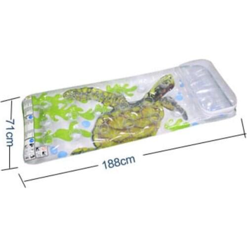 188*71cm Inflatable Floating Air Mattresses Floating Row Swimming Water Bed Beach Mat with air pump