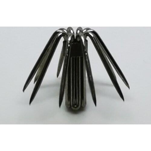 500pcs wholesale Japanese style Tapered squid hook PV Stainless steel Triangle Small Calamari fishhook Fishing bait accessories