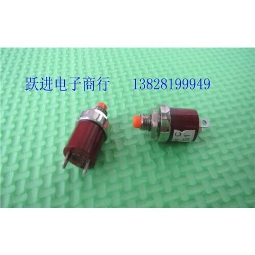 Original Import Japan 3A-125VAC Miniature Button Switch 2 Foot Reset Switch Open Hole 6MM Normally Open