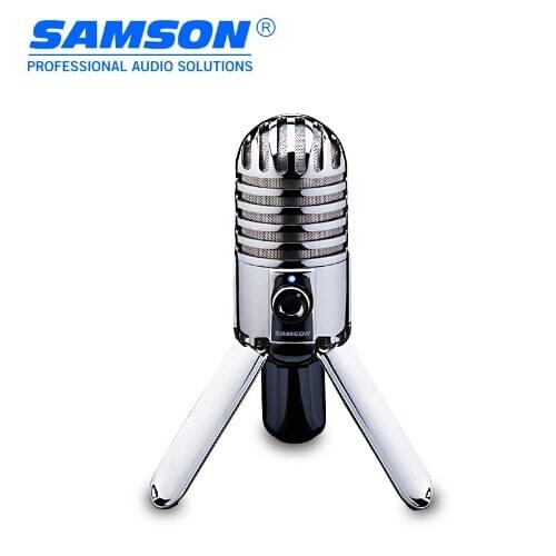 Original SAMSON Meteor Mic USB condenser microphone Studio Mic for computer notebook network Podcasting,high sound quality