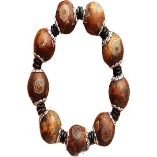 Tibet DZi Agate Bracelet Domineering Retro Enrichment Bracelet For Men
