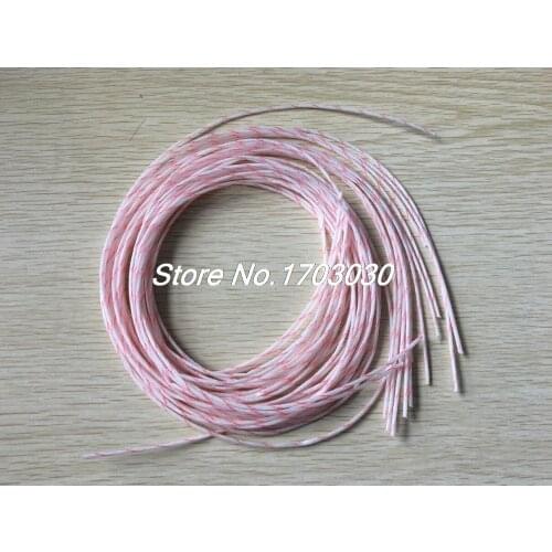Pipe Protector 1mm Inner Dia Insulation PVC Fiberglass Sleeving 90cm 10Pcs
