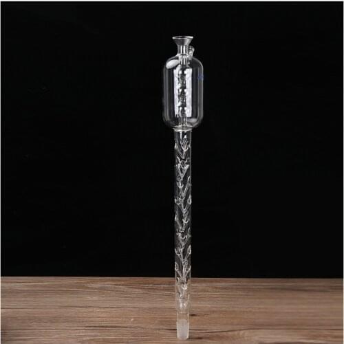 Burr Return Pipe Tube Standard Ground Mouth Borosilicate Glass Laboratory Equipment