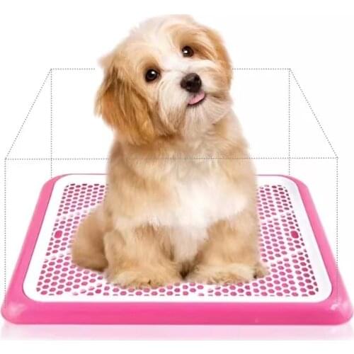 Dog Toilet Has A Smooth Surface Large Space To Prevent Urine From Spilling Easy To Clean The Mesh Wear-resistant Pet Toilet Tray