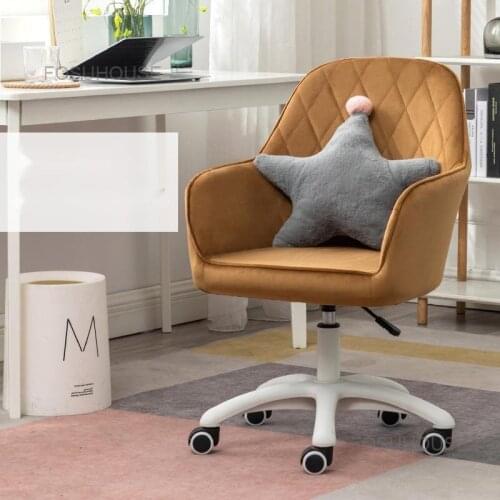 Comfortable Sedentary Office Chairs Study Bedroom Computer Chair Home Furniture Makeup Back Dormitory Swivel Gaming Chair