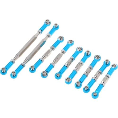 Wltoys Pull rod for 12428 12423 12428-B 12428-C 12628 Feiyue FY-03 RC Car Spare parts Upgrade metal adjustable S81