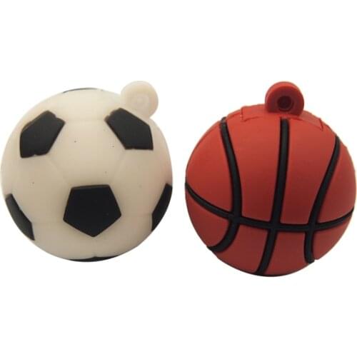 Basketball usb flashdrive usb pendrive football usb flash 64gb 32gb 128mb memory stick pen drive high speed usb drive