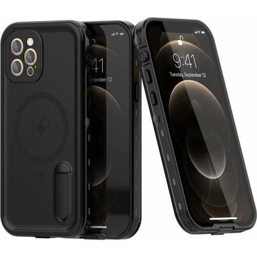 Waterproof Case For iPhone 12 11 Pro Max X XS XR Swimming Diving Underwater Stand Case Coque for iPhone 12 Pro Max