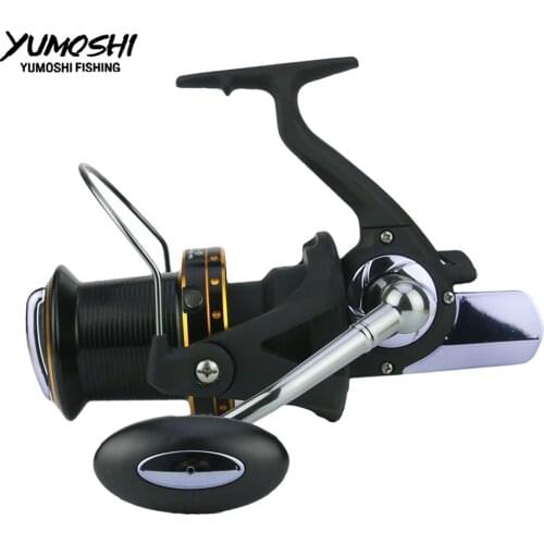 YUMOSHI Fishing spinning reel Metal Distant wheel 6000-11000 series casting Spinning wheel 13+1BB CNC rocker fishing reels GH
