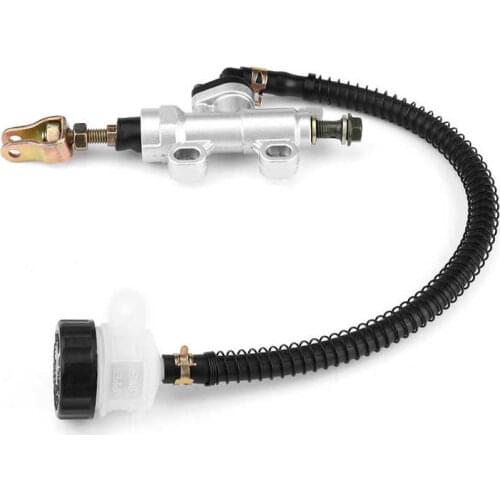 Rear Foot Brake Hydraulic Master Cylinder Pump Reservoir for Motorcycle Dirt Bike ATV
