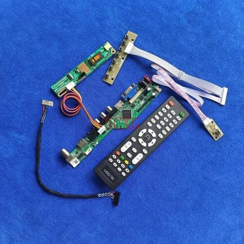 1CCFL HDMI-compatible VGA AV USB LCD panel drive card LVDS 30-Pin 1280*800 kit For LP154W01-TLC1/TLD1/TLE1/TLF1/TLH1/TP01 Analog