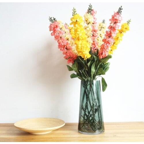 1pc Real Touch Fake Violet Flowers Stem 90cm Artificial Hyacinth Flowers for Event Wedding Party Decorative Flowers Home Decor