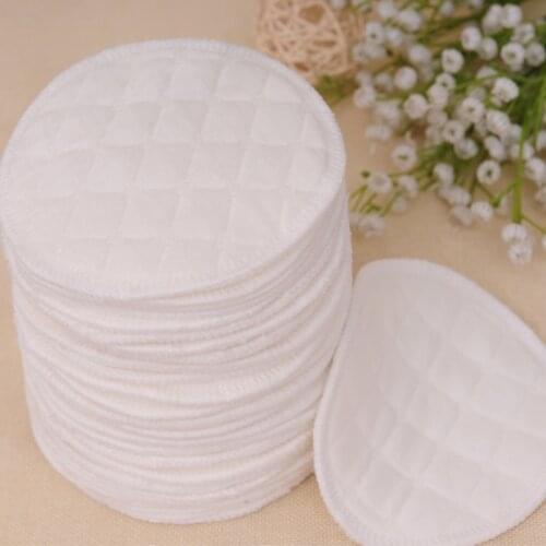 12pcs(6 pairs) 3 layers Nursing Breast Pads Ecological cotton Reusable Washable Breastfeeding Pads For Mommy
