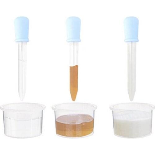 5ML Child Baby Dropper Medicine Feeder Child Medicine Device Silicone Pipette Liquid Food Dropper Plastic Infant Utensils