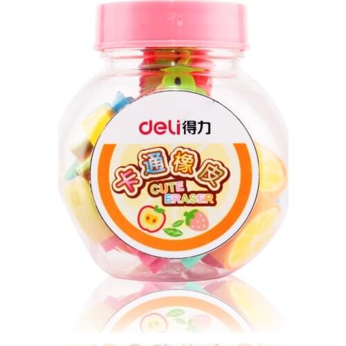 7533 Cute cartoon mini eraser small eraser delicate small modified stationery in a bucket