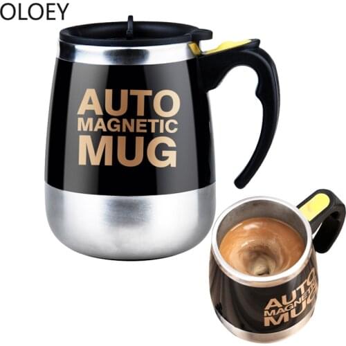 Automatic Mixing Cup Portable Coffee Mugs Tumblers Heat Changing MugTravel Stainless Steel Coffee Mug Insulated Electric Fully