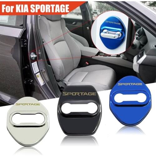 Stainless steel Car Door Lock for kia sportage 2010-2020 car accessories interior 3 4 2011 2012 2013 2014 2015 2017 2019 2020